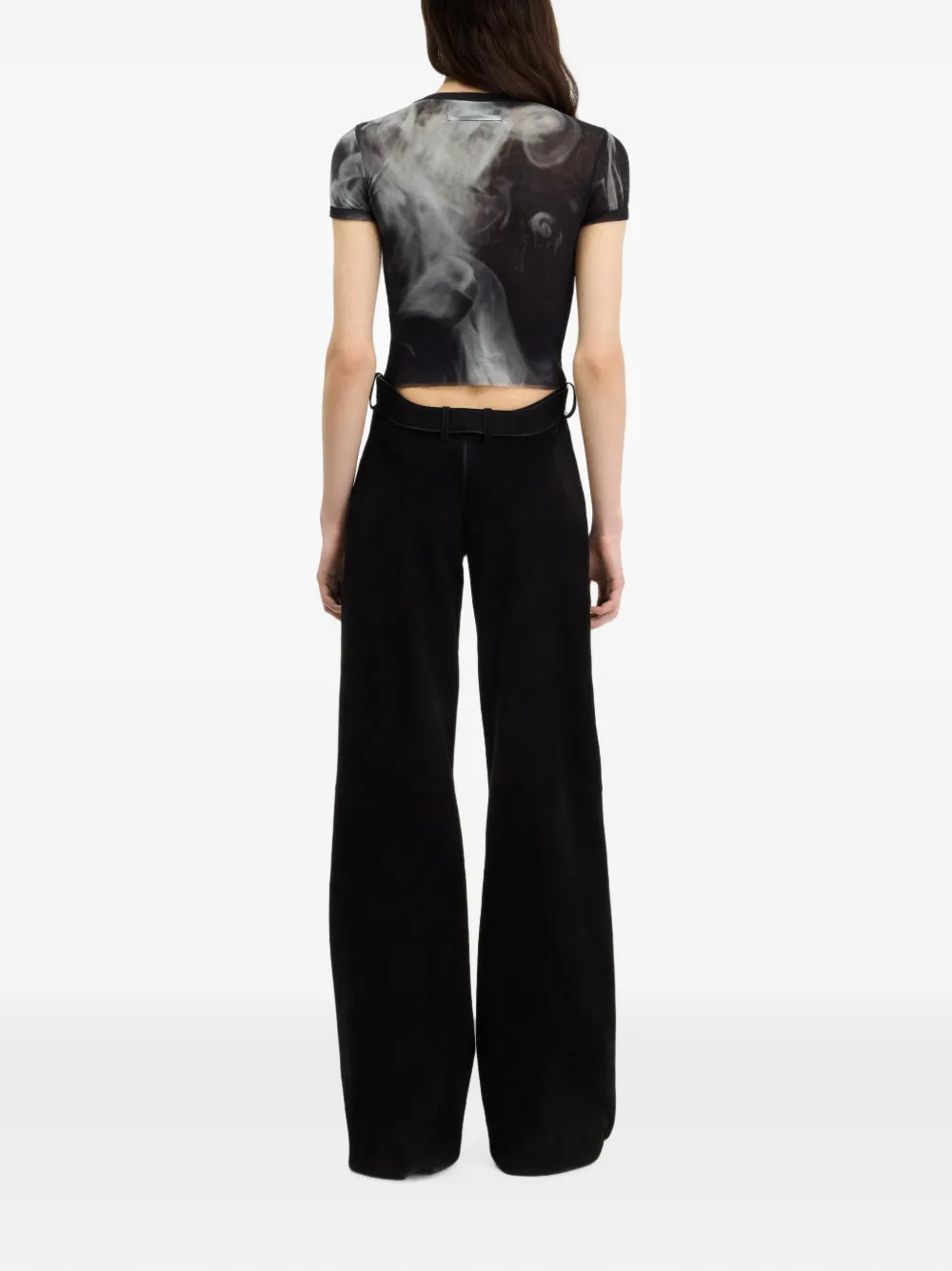 Jean Paul Gaultier Women-print T-shirt in Black, view 3