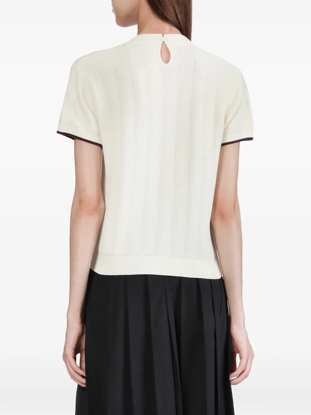 Fred Perry Gebreide trui Beige