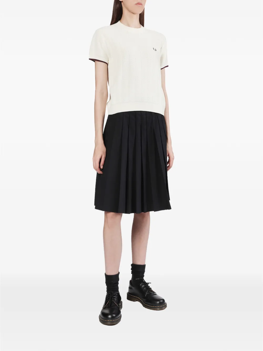 Fred Perry Gebreide trui Beige