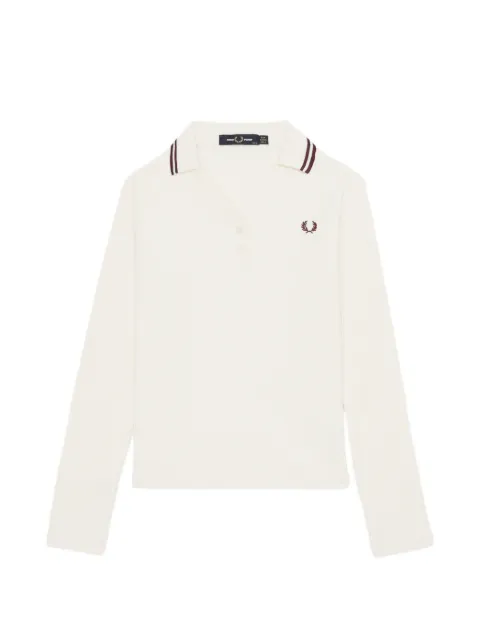 Fred Perry ribbed-knit long-sleeve top