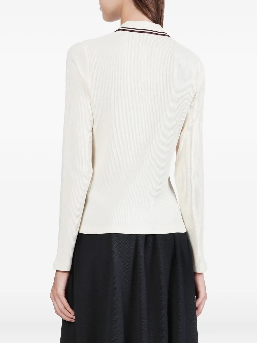 Fred Perry Ribgebreide top Beige