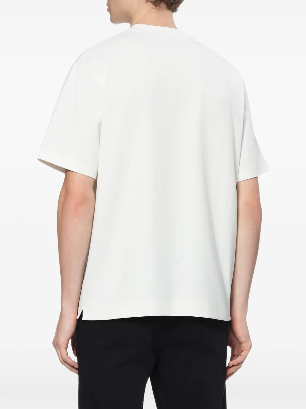 Fred Perry T-shirt met geborduurd logo Wit