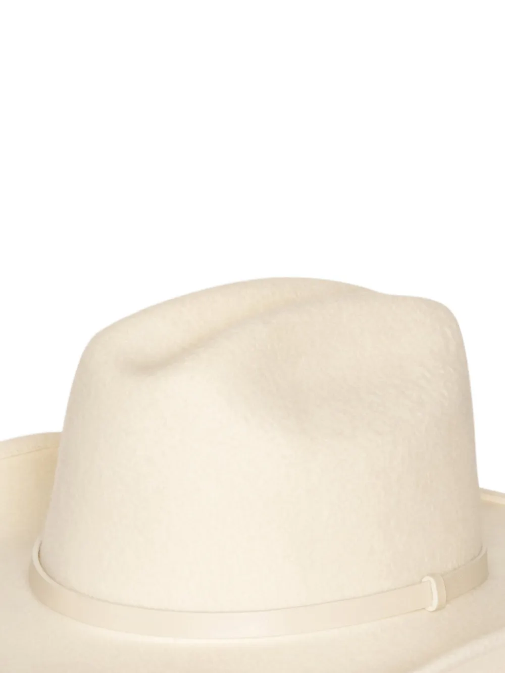 Jean Paul Gaultier Hoed met brede rand Beige