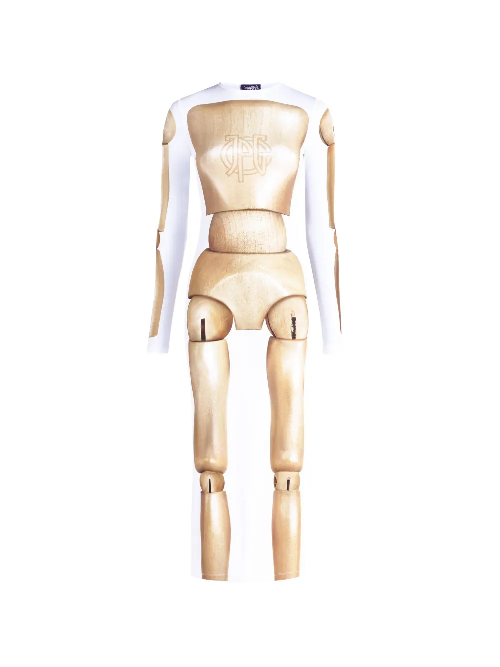 Jean Paul Gaultier Abito con stampa - Bianco