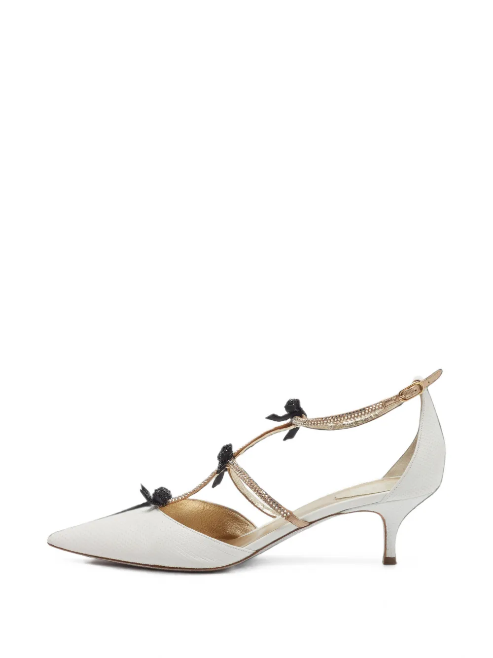René Caovilla Caterina Pumps mit Absatz - Weiß