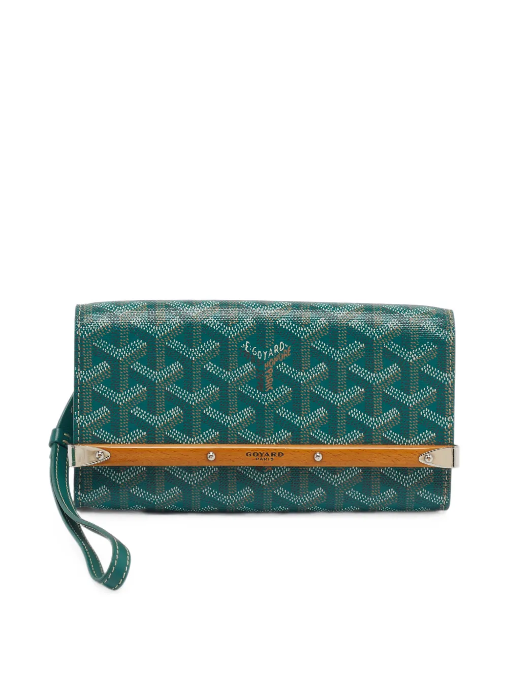 Goyard Pre-Owned mini Monte Carlo Goyardine phone case - Grün