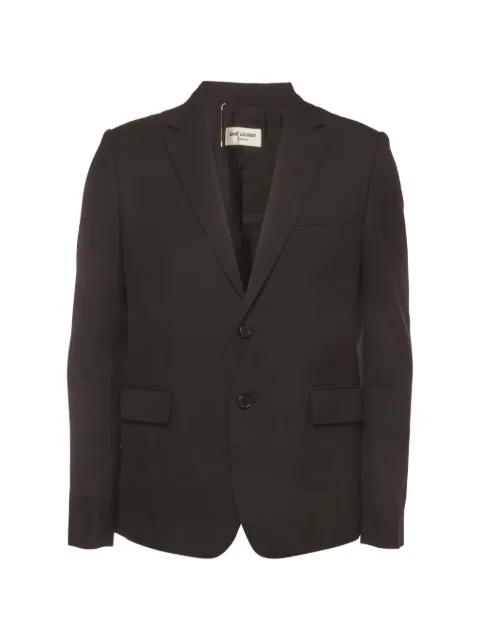 Saint Laurent Pre-Owned notched-lapels single-breasted blazer