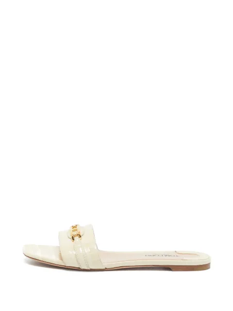 Tom Ford Pre-Owned chain-embellished flat sandals
