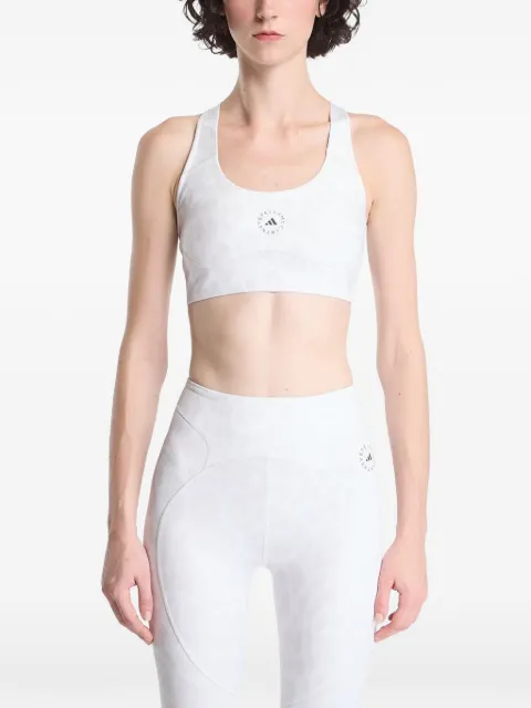 adidas by Stella McCartney logo-print sports bra