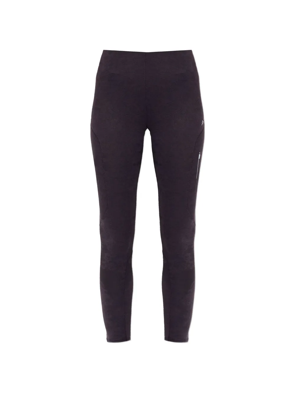 adidas by Stella McCartney floral-pattern performance leggings - Schwarz
