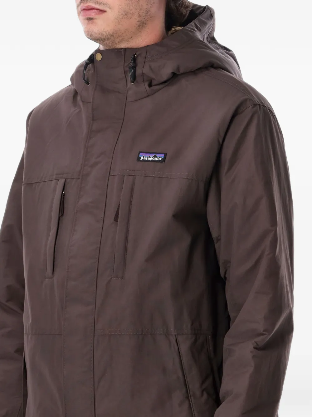 Patagonia hooded zip-up coat Bruin