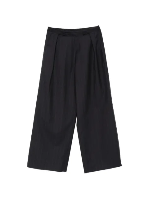 FRANCESCA MARCHISIO pinstripe wide-leg trousers