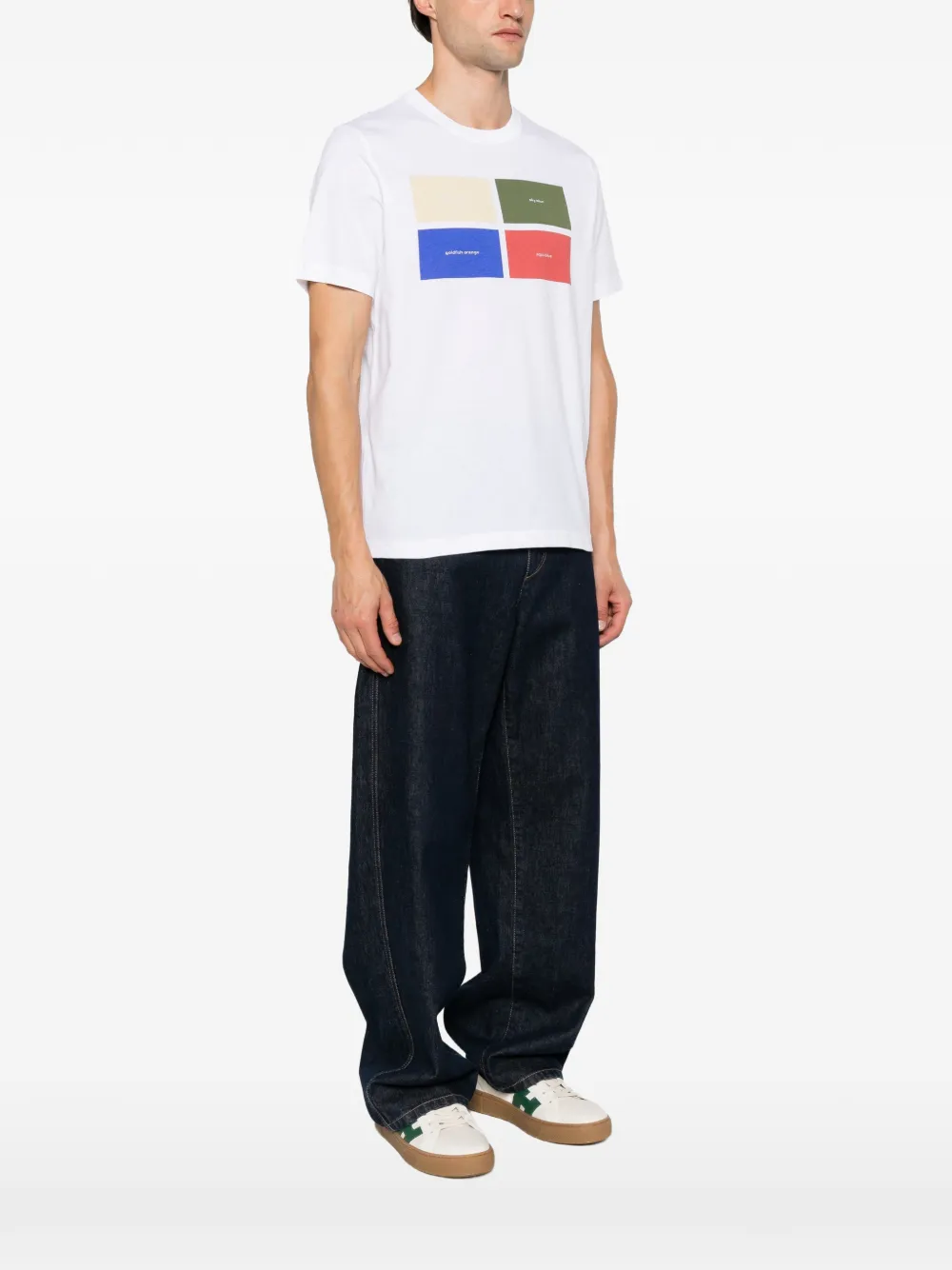 PS Paul Smith T-shirt met grafische print Wit