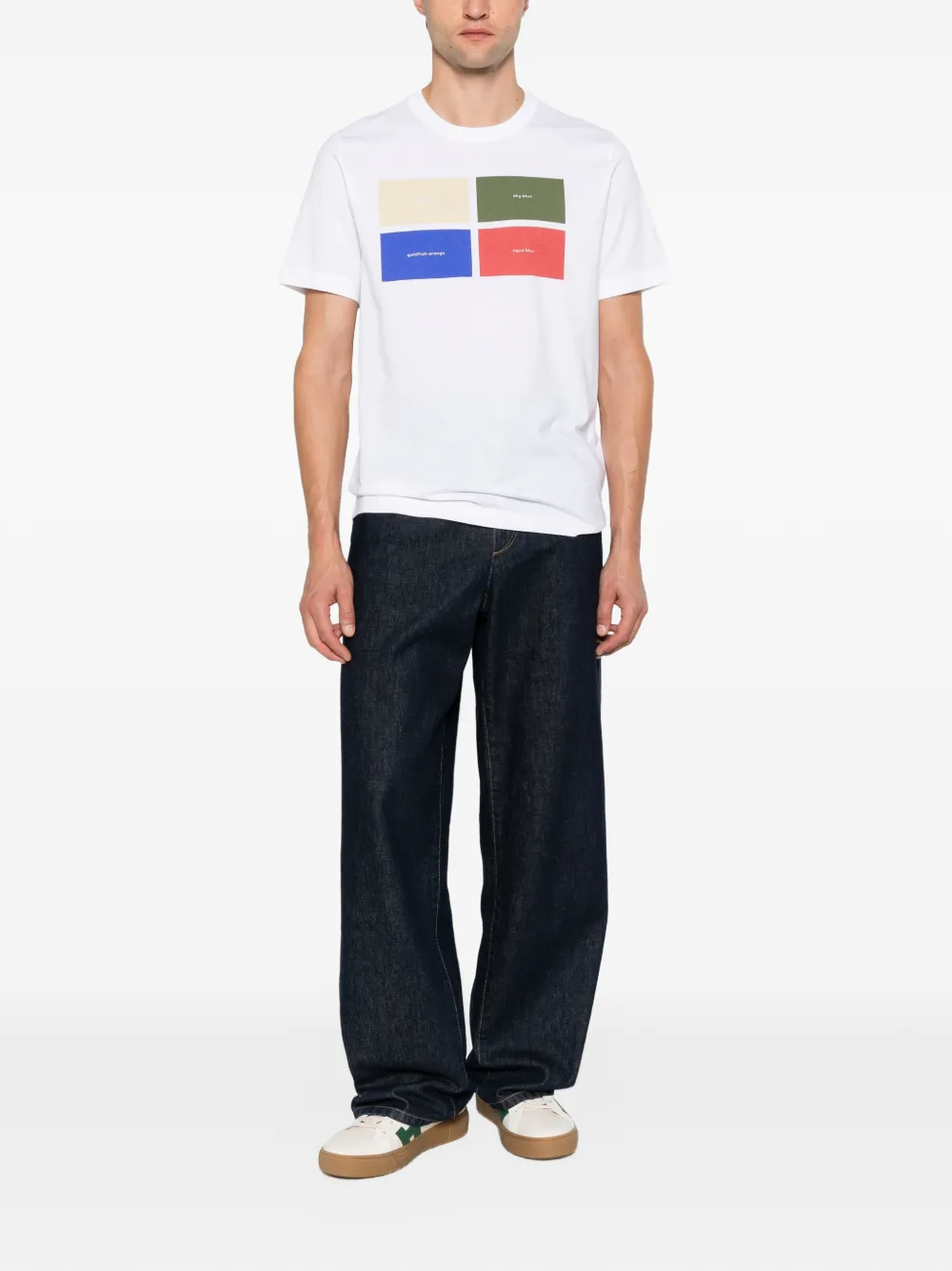 PS Paul Smith T-shirt met grafische print Wit