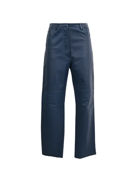 Celine Pre-Owned 2010s high-waisted leather trousers