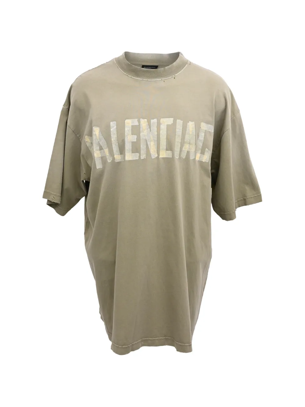 Balenciaga Pre-Owned 2025 Tape Type T-shirt - Nude