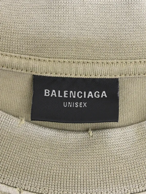 Balenciaga Pre-Owned 2025 Tape Type T-shirt | Neutrals | FARFETCH AO