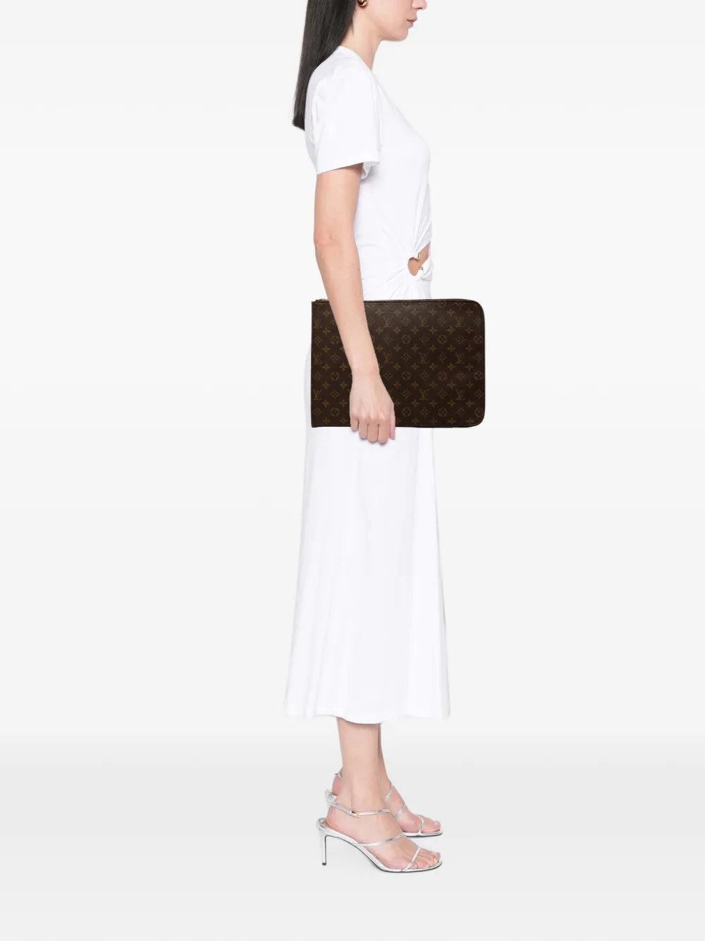 Louis Vuitton Pre-Owned 1988 Monogram Poche Documents Portfolio business bag - Marrone