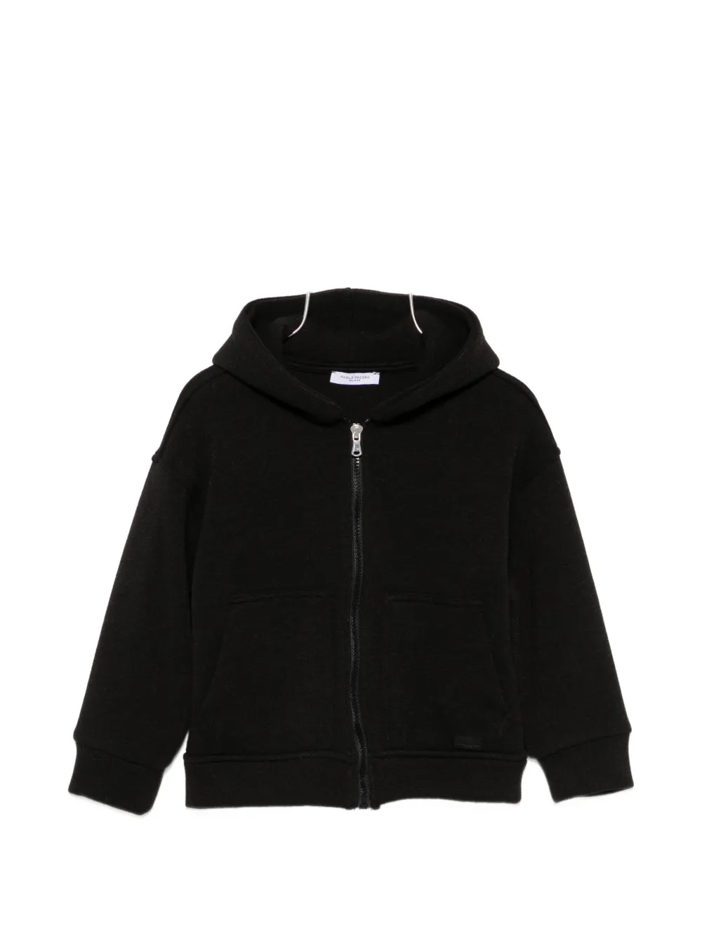 Paolo Pecora Kids zip-fastening hoodie jacket - Schwarz
