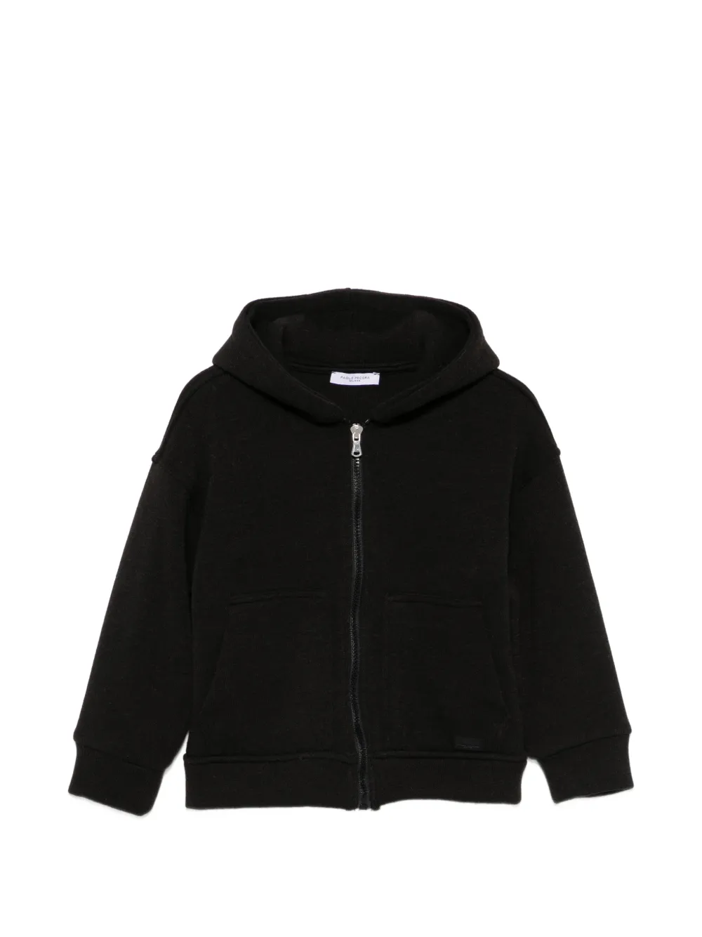 Paolo Pecora Kids zip-fastening hoodie jacket - Nero