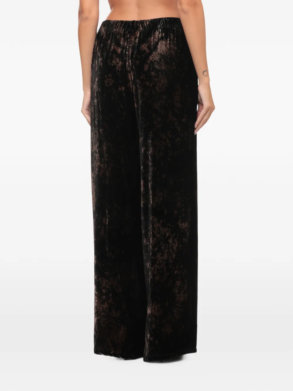 Avant Toi Broek met fluwelen-effect Bruin