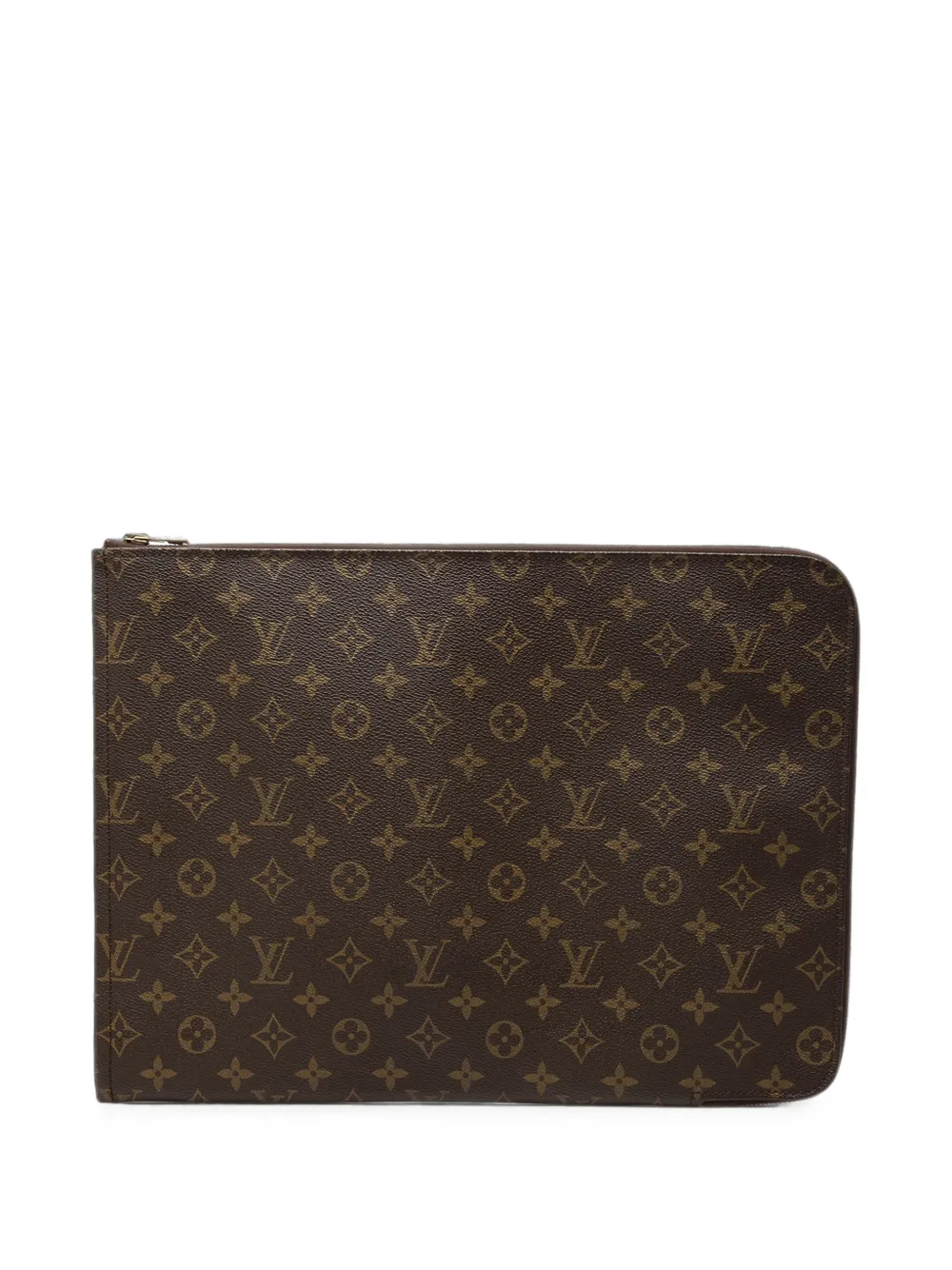 Louis Vuitton Pre-Owned 1986 Monogram Poche Documents Portfolio business bag - Braun