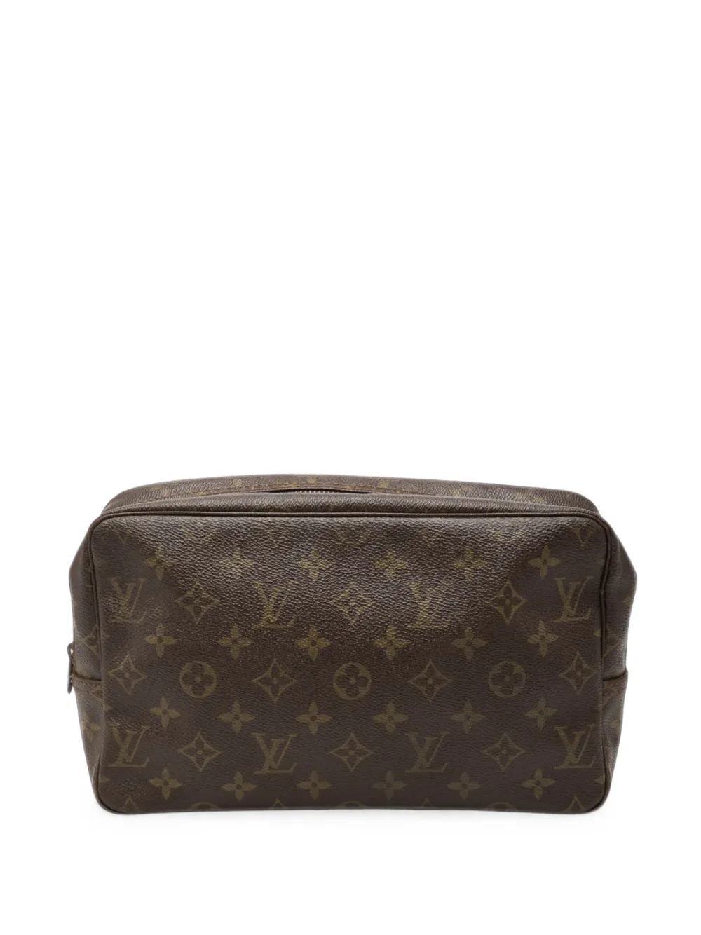 Louis Vuitton Pre-Owned 1984 Trousse Toilette Clutch mit Monogramm 28cm - Braun