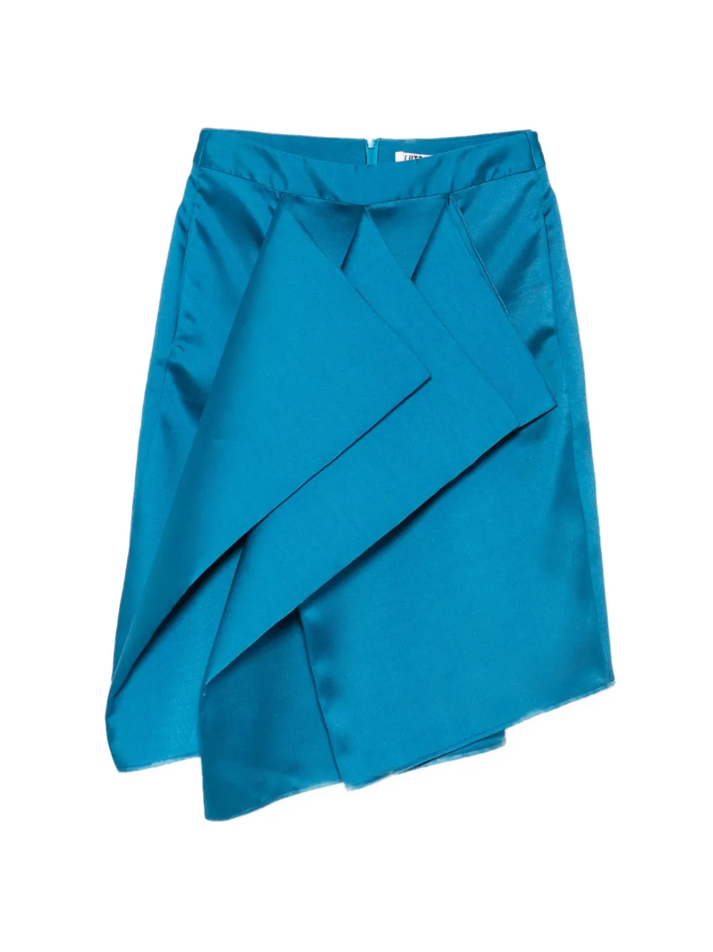 Lutz Huelle Fleuron draped midi skirt