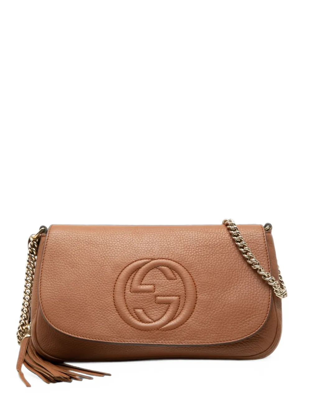 Gucci Pre-Owned Borsa a tracolla Soho Chain Flap media 2000-2015 - Marrone