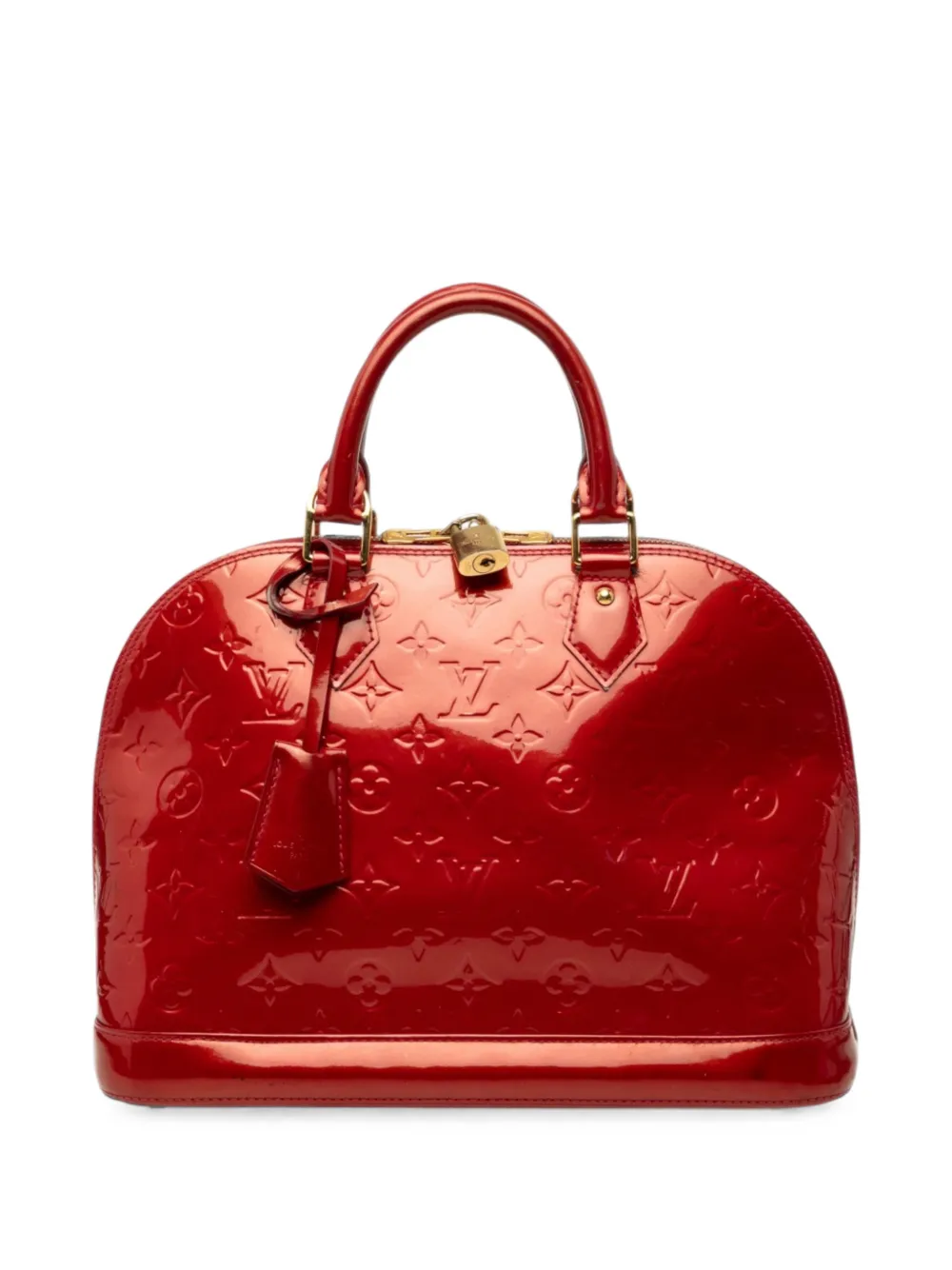 Louis Vuitton Pre-Owned 2007-2015 Monogram Vernis Alma PM Handtasche - Rot