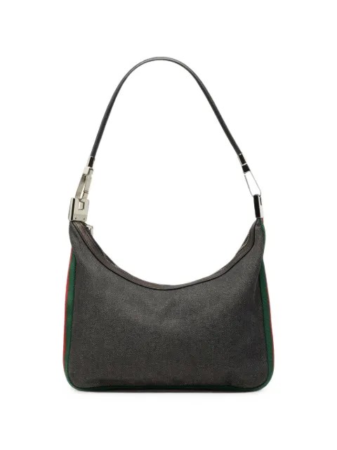 Gucci Pre-Owned 2000-2015 Denim Web shoulder bag