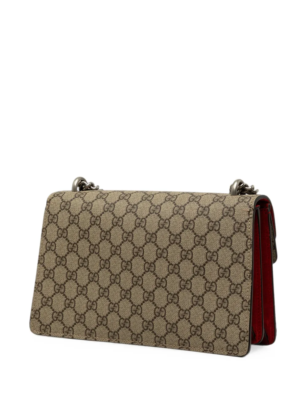 Gucci Pre-Owned 2016-2026 Medium GG Supreme Dionysus shoulder bag - Nude