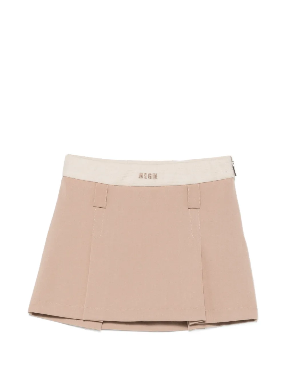 MSGM Kids Gonna con placca logo - Toni neutri