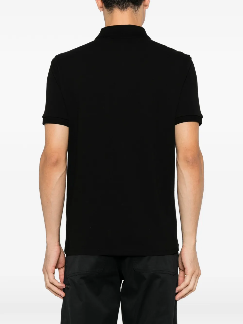 Moncler Poloshirt met logopatch Zwart