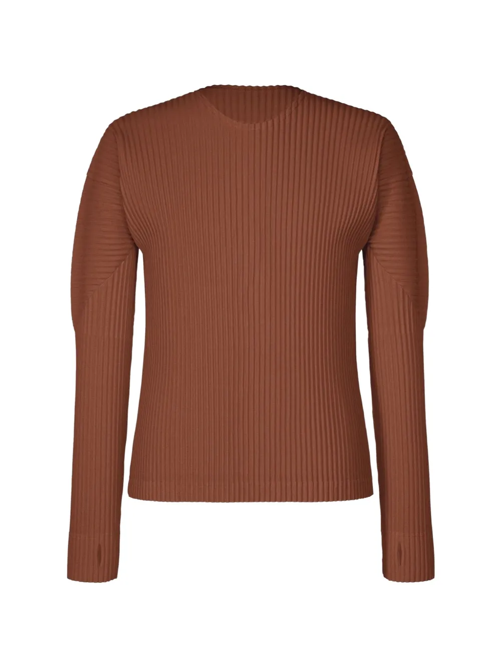 Homme Plissé Issey Miyake Pullover mit Plissee-Effekt - Braun