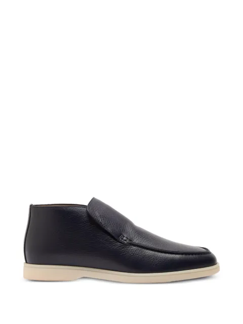Aurélien City grainy leather loafers