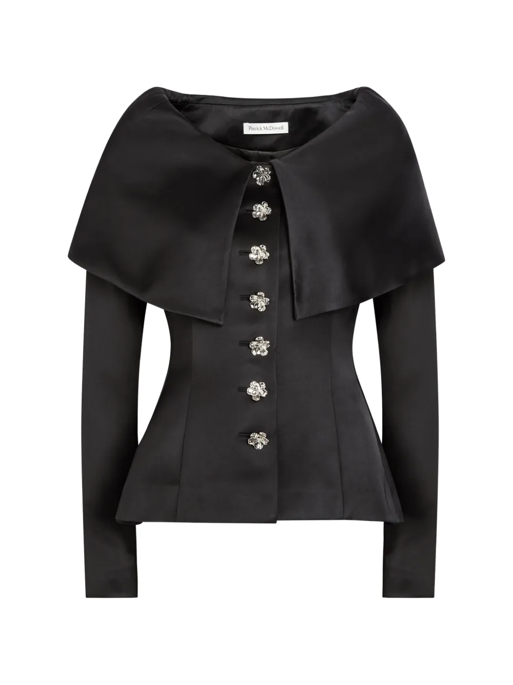 Patrick Assaraf Lucette Fitted Jacket In Black