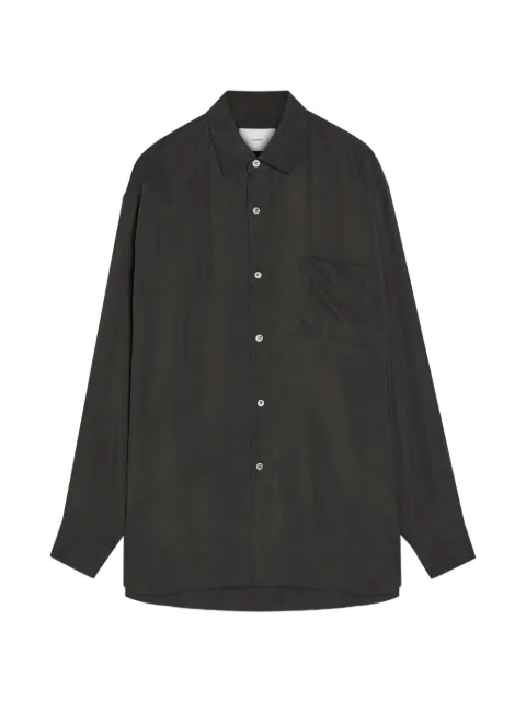 ssstein chest-pocket oversized shirt