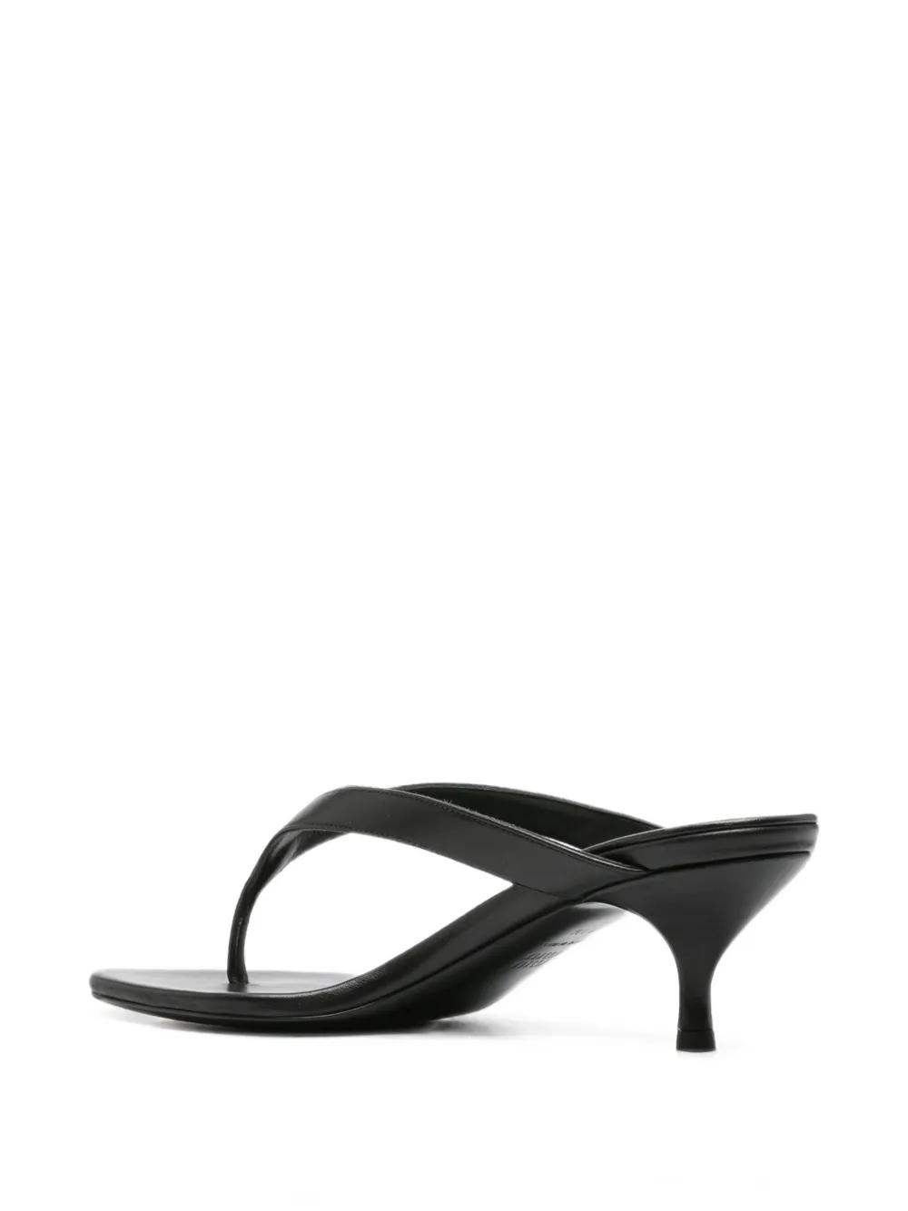Miu kitten-heel thong sandals Zwart