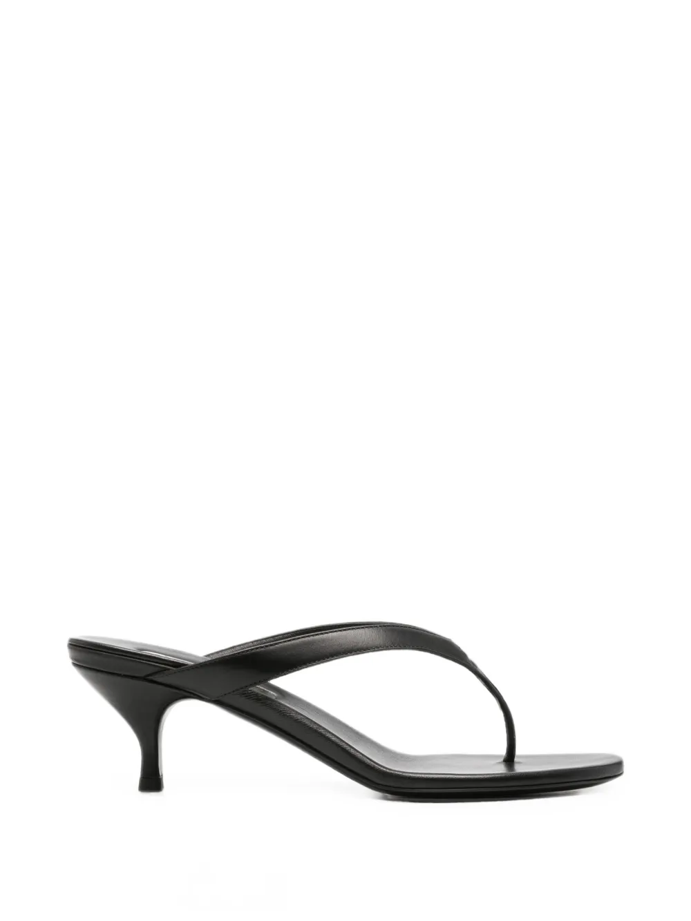 Miu kitten-heel thong sandals Zwart