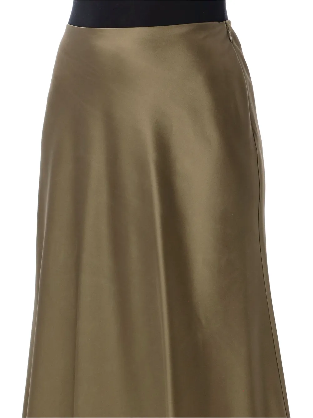 Lauren Ralph Lauren Flared rok met satijnen afwerking Beige