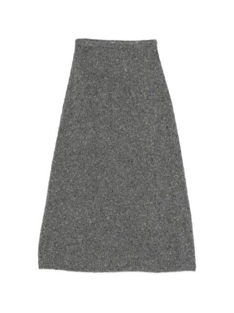 Bruno Manetti flecked A-line midi skirt