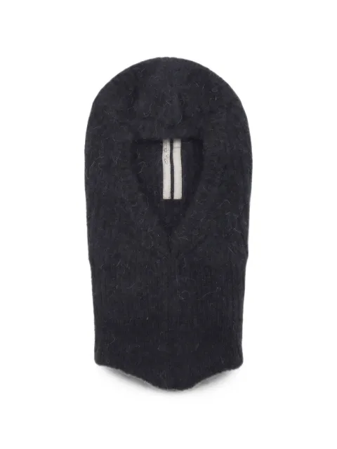 Rick Owens ribbed-knit cut-out balaclava