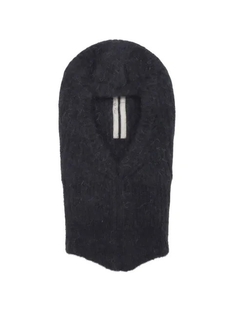Rick Owens ribbed-knit cut-out balaclava