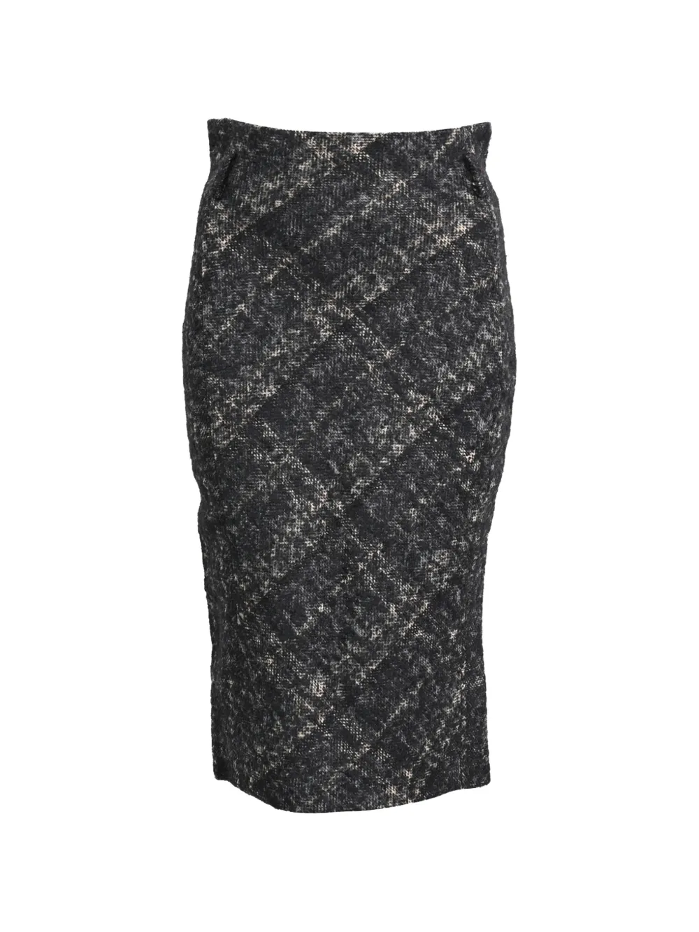 Bottega Veneta Pre-Owned Gewebter Bleistiftrock - Schwarz