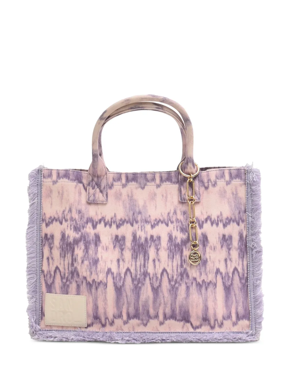 SANDRO sac cabas Kasbah à motif tie dye - Violet SANDRO sac cabas Kasbah à motif tie dye - Violet