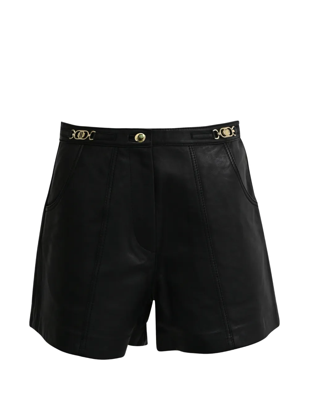 Maje Imori high-waisted shorts - Schwarz