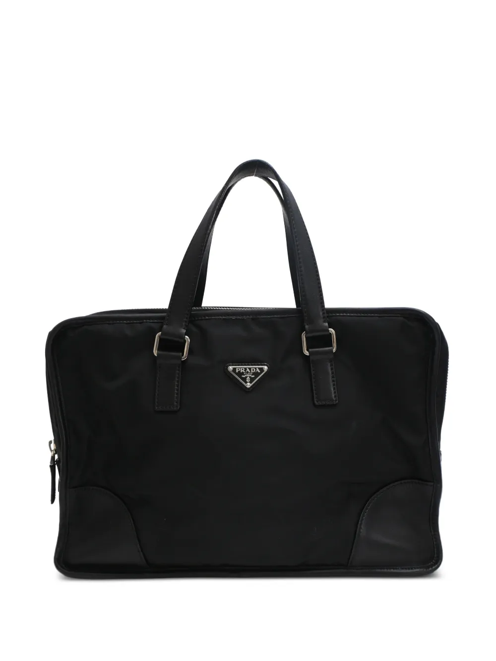 Prada Pre-Owned Portadocumenti a triangolo - Nero