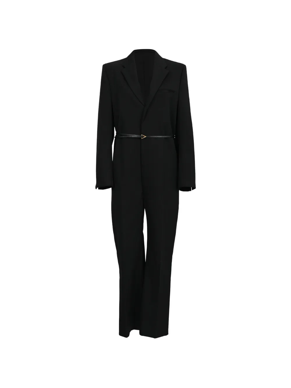 Bottega Veneta Pre-Owned Notch-lapel tuxedo jumpsuit - Nero