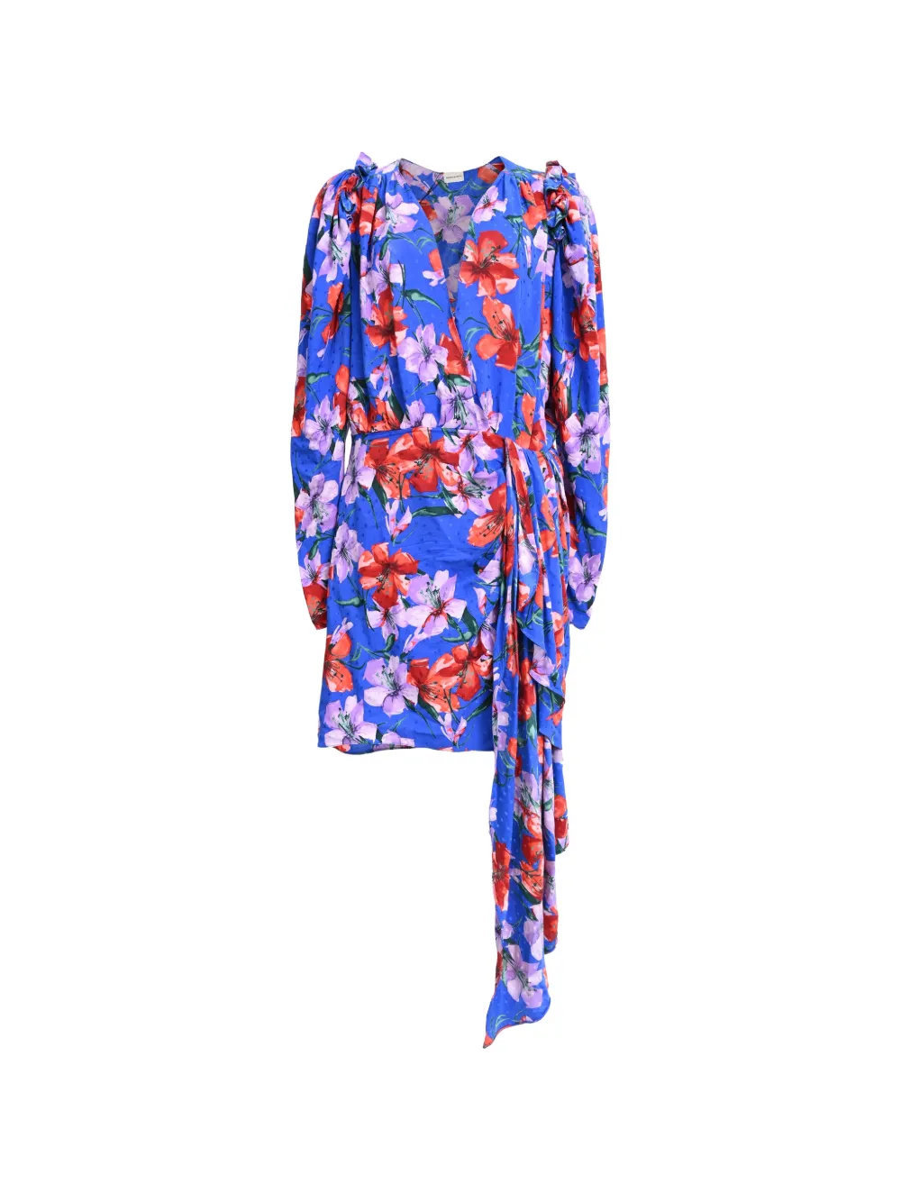 Magda Butrym Lagos floral-print dress - Blu